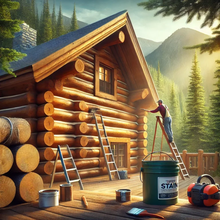 How Often Should You Re-Stain Your Log Cabin?