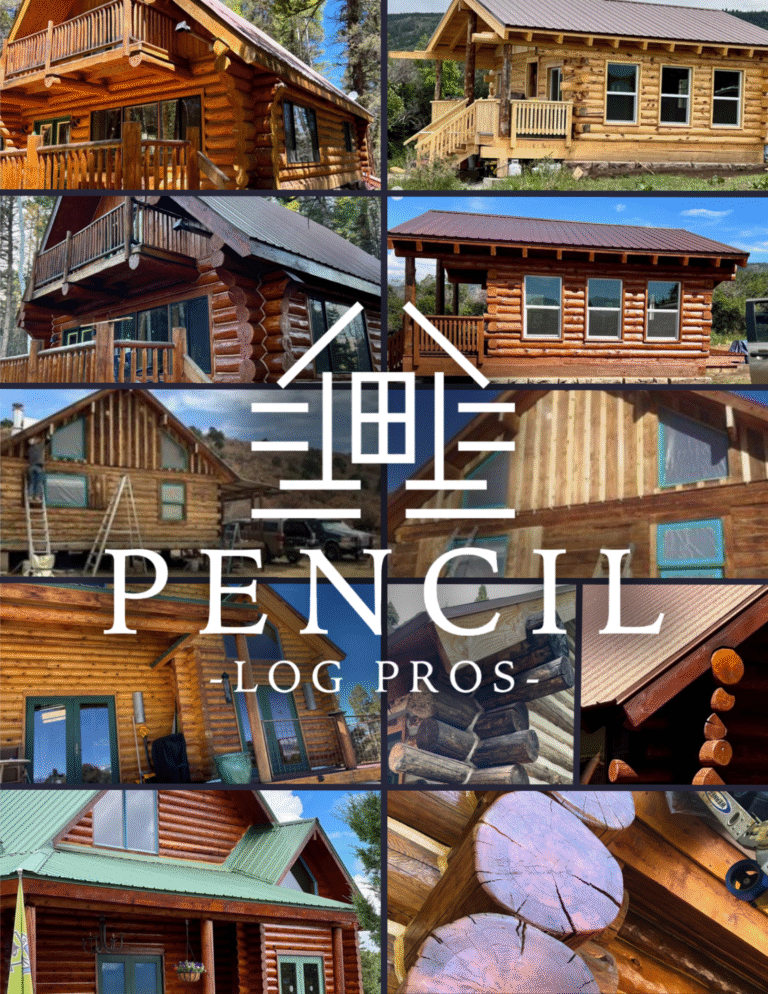 Pencil Log Pros Spotlight Review in News Wire Magazine featuring Brad Siler and his log home restoration company, trusted for log cabin repair, staining, sealing, and refinishing in Colorado and Utah.