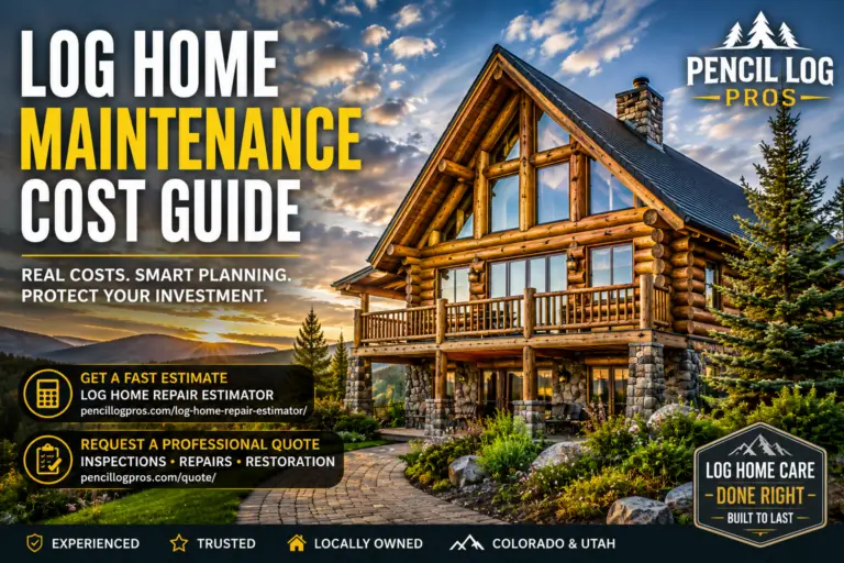 Log Home Maintenance Cost Guide
